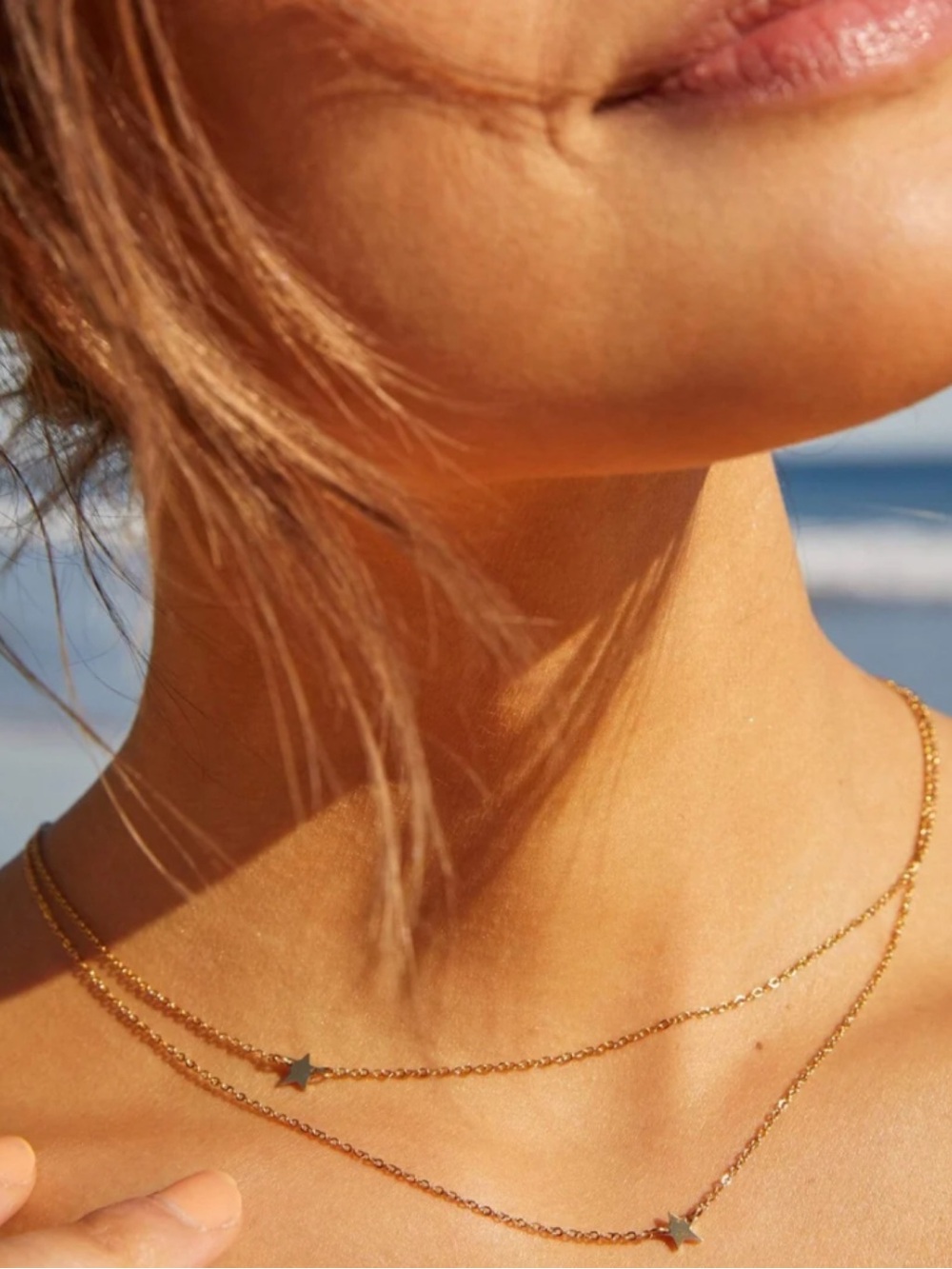 Jennifer Zeuner Star Double Necklace